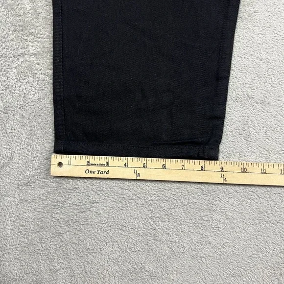 Roucha Jeans Womens Size D 16-18 Over 5'4 Dada Black Denim Pleated Ankle New - Picture 3 of 16